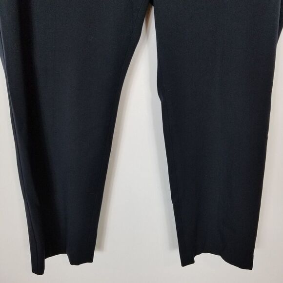 Talbot's Women Plus Heritage Elastic Waist Pants Size 24W Black Ankle - Picture 3 of 9